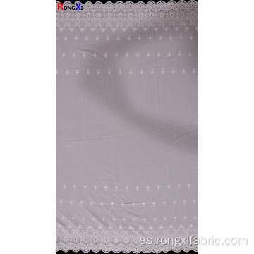Camisa de tela de pollo bordada de algodón Camisa de tela de algodón